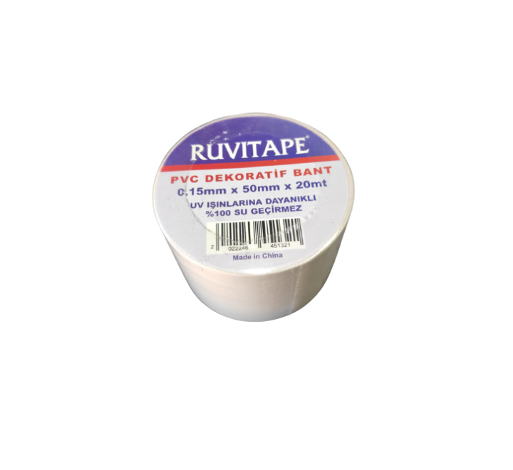 PVC DEKORATİF BEYAZ SARGI BANTI